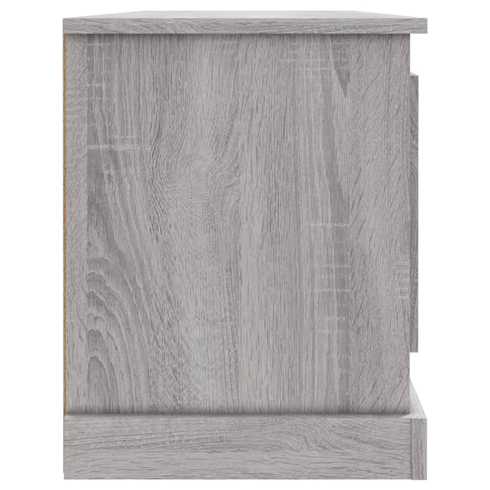 Tv-meubel 100x35,5x45 cm bewerkt hout grijs sonoma eikenkleurig MeubelReus