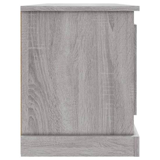 Tv-meubel 100x35,5x45 cm bewerkt hout grijs sonoma eikenkleurig MeubelReus