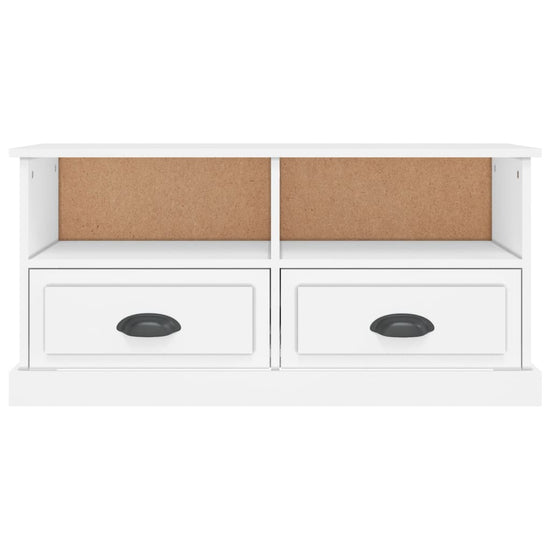 Tv-meubel 93x35,5x45 cm bewerkt hout wit MeubelReus