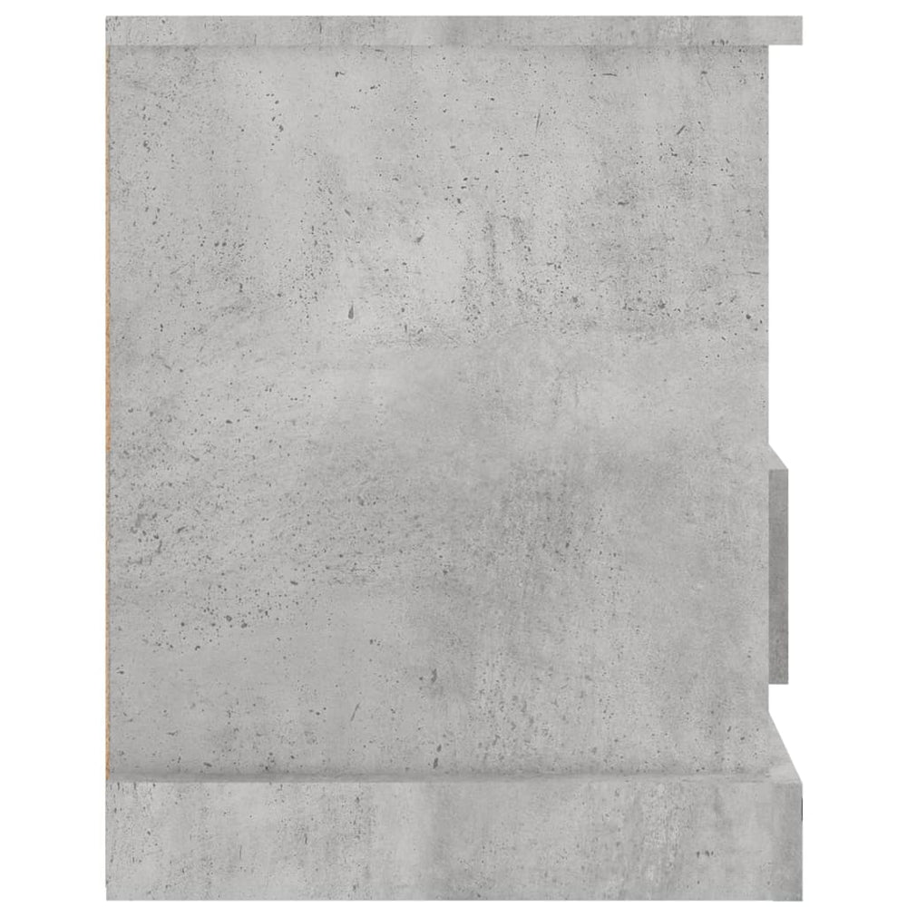 Tv-meubel 93x35,5x45 cm bewerkt hout betongrijs MeubelReus