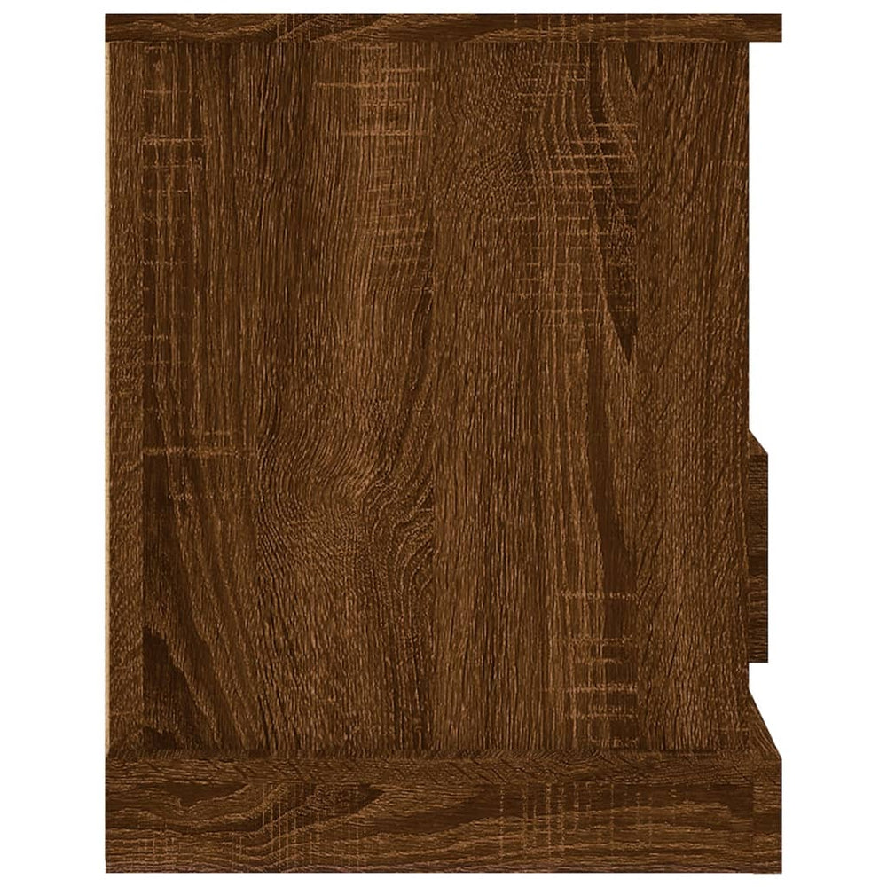 Tv-meubel 93x35,5x45 cm bewerkt hout bruin eikenkleur MeubelReus