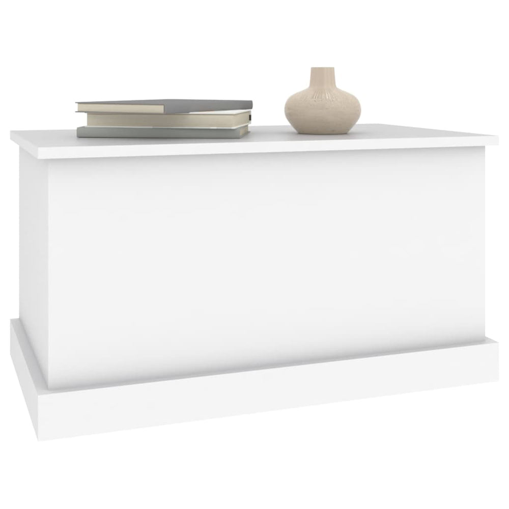 Opbergbox 70x40x38 cm bewerkt hout wit MeubelReus