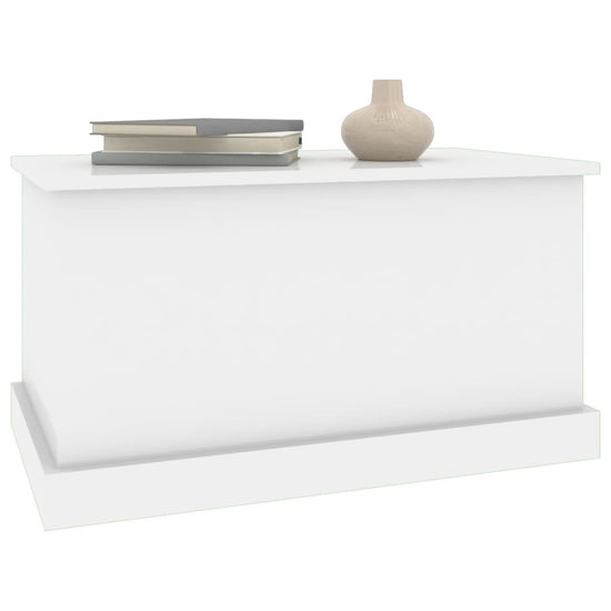 Opbergbox 70x40x38 cm bewerkt hout hoogglans wit MeubelReus