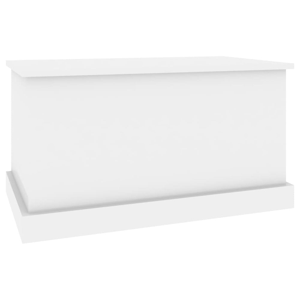 Opbergbox 70x40x38 cm bewerkt hout hoogglans wit MeubelReus