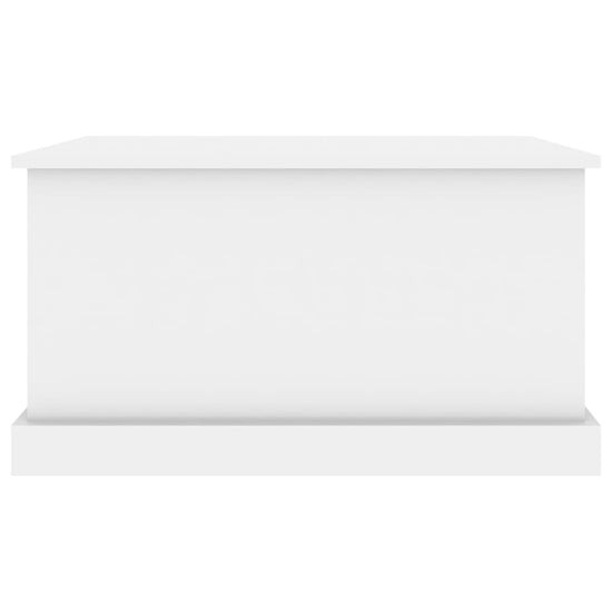 Opbergbox 70x40x38 cm bewerkt hout hoogglans wit MeubelReus