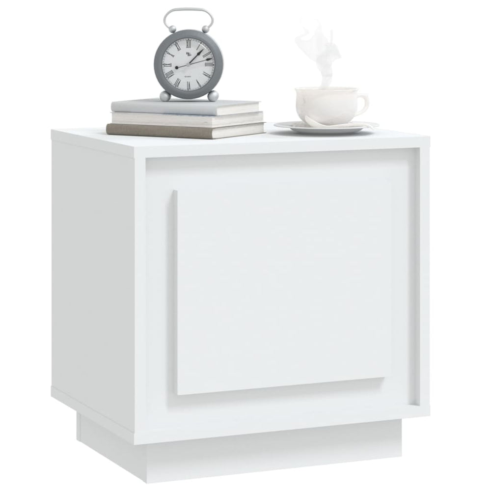 Nachtkastjes 2 st 44x35x45 cm bewerkt hout wit MeubelReus