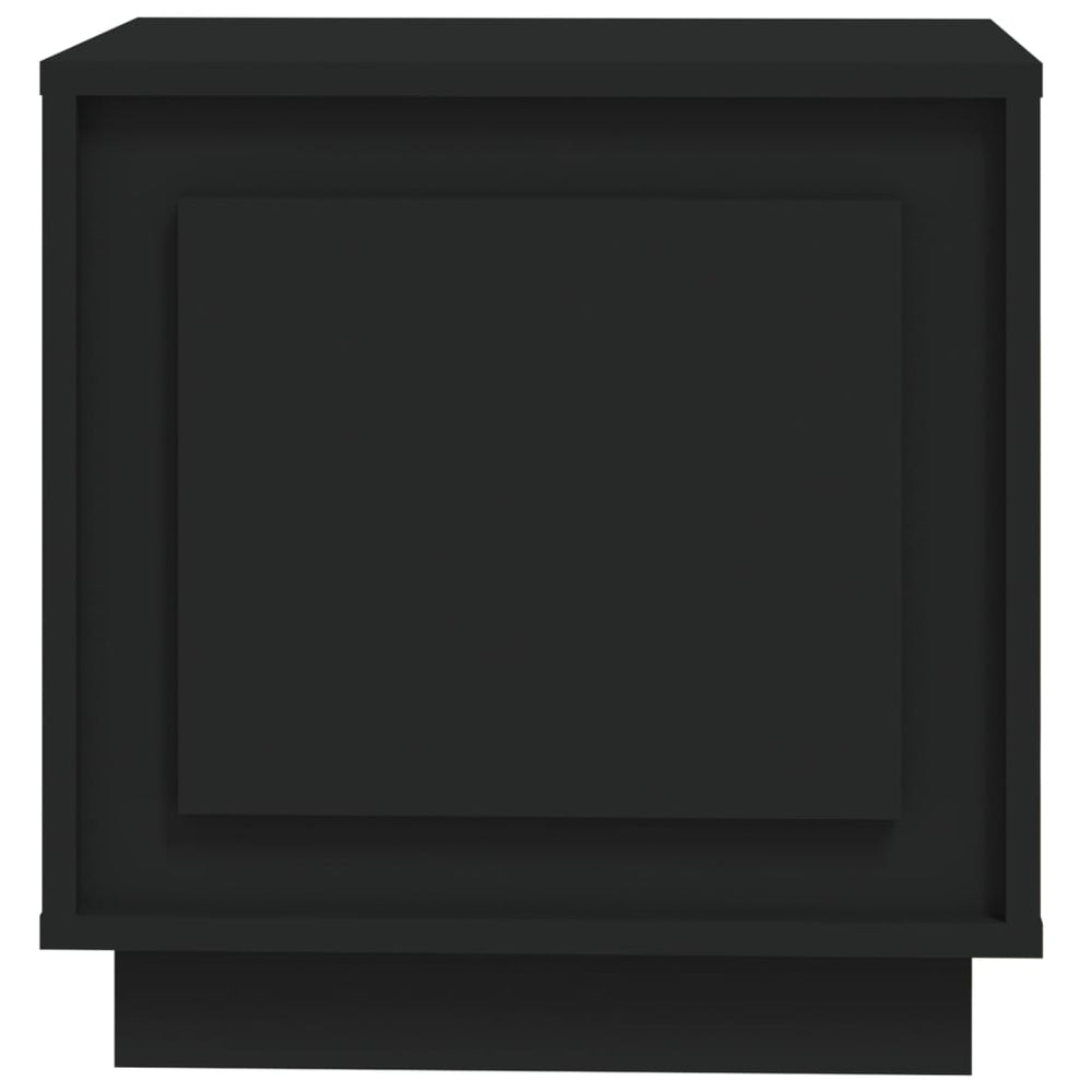 Nachtkastjes 2 st 44x35x45 cm bewerkt hout zwart MeubelReus