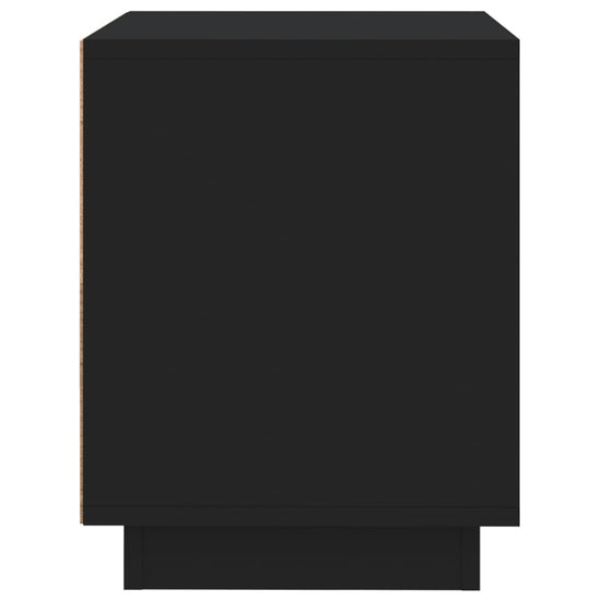 Nachtkastjes 2 st 44x35x45 cm bewerkt hout zwart MeubelReus