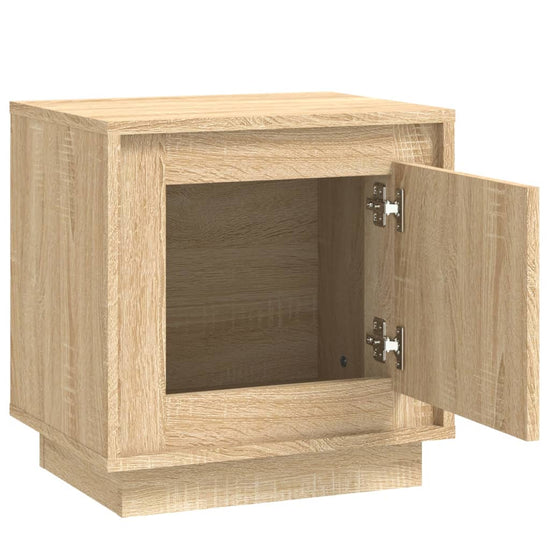 Nachtkastjes 2 st 44x35x45 cm bewerkt hout sonoma eikenkleurig MeubelReus