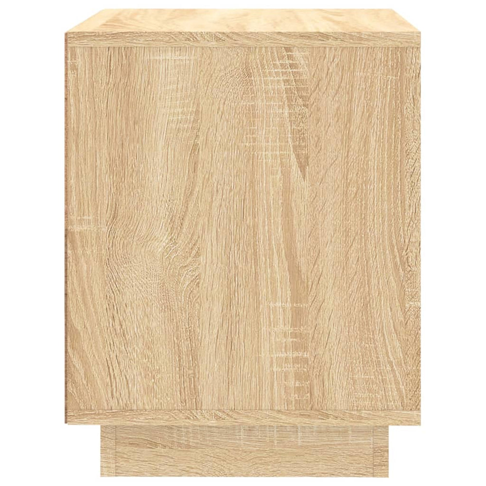 Nachtkastjes 2 st 44x35x45 cm bewerkt hout sonoma eikenkleurig MeubelReus