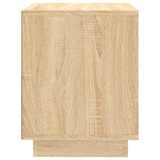 Nachtkastjes 2 st 44x35x45 cm bewerkt hout sonoma eikenkleurig MeubelReus