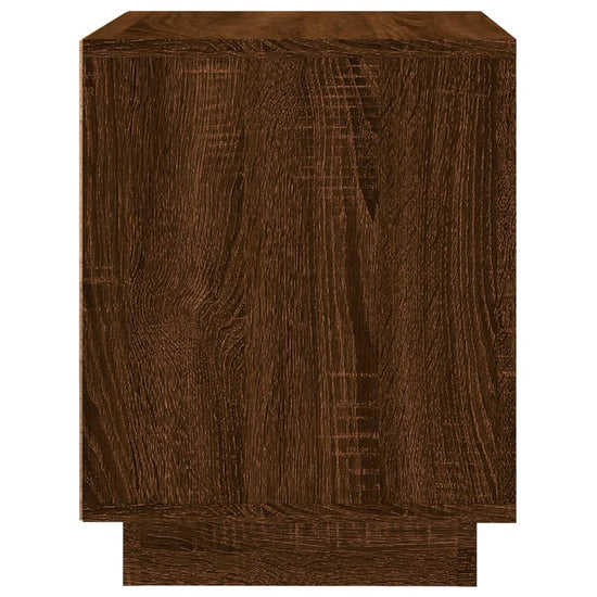 Nachtkastjes 2 st 44x35x45 cm bewerkt hout bruin eikenkleur MeubelReus