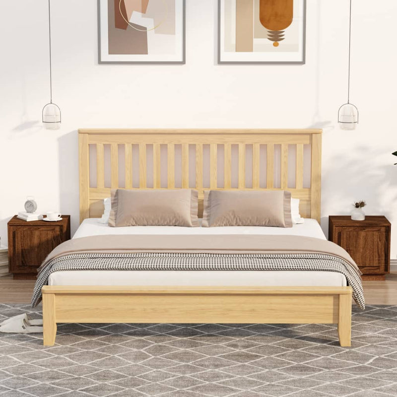 Nachtkastjes 2 st 44x35x45 cm bewerkt hout bruin eikenkleur MeubelReus