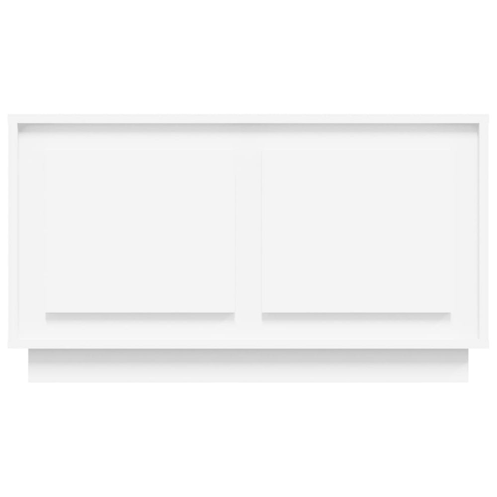 Tv-meubel 80x35x45 cm bewerkt hout wit MeubelReus