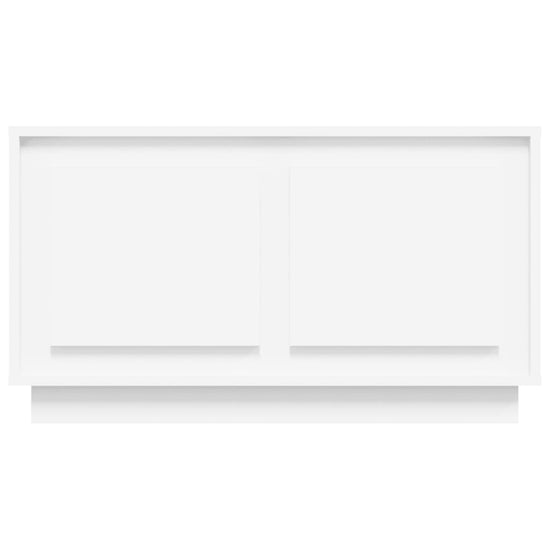 Tv-meubel 80x35x45 cm bewerkt hout wit MeubelReus