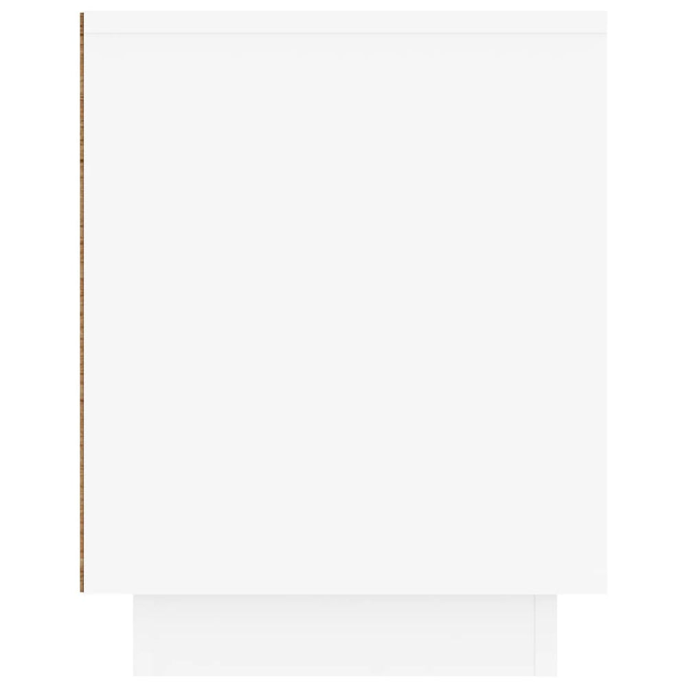 Tv-meubel 80x35x45 cm bewerkt hout wit MeubelReus