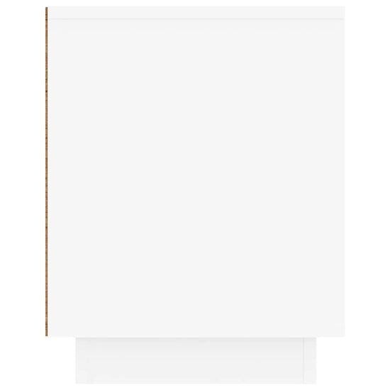Tv-meubel 80x35x45 cm bewerkt hout wit MeubelReus
