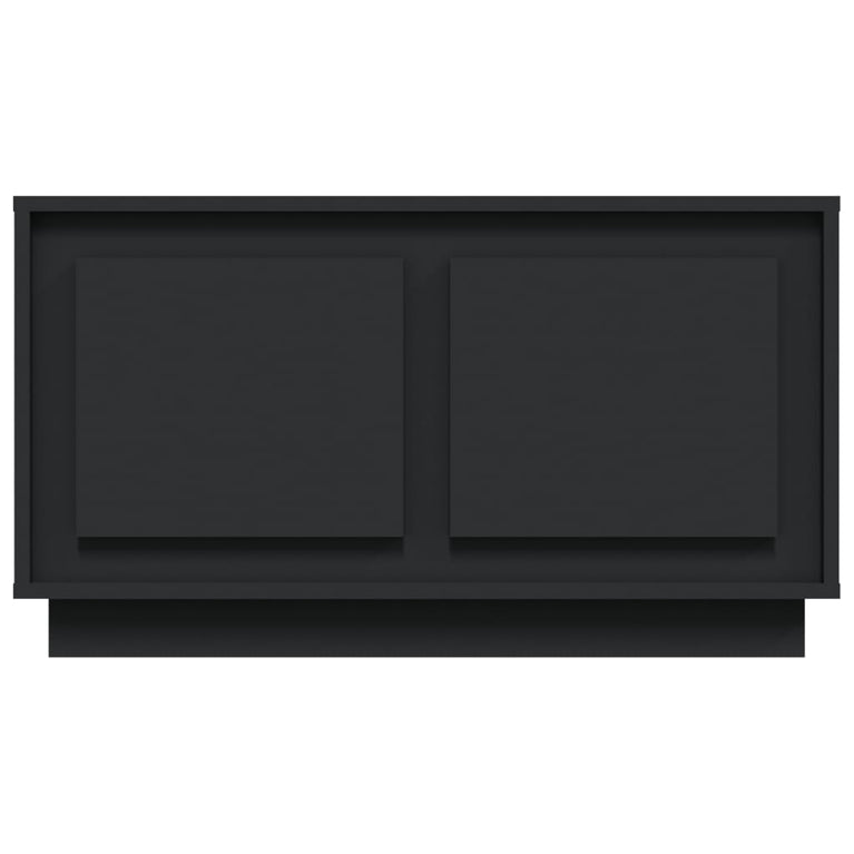 Tv-meubel 80x35x45 cm bewerkt hout zwart MeubelReus