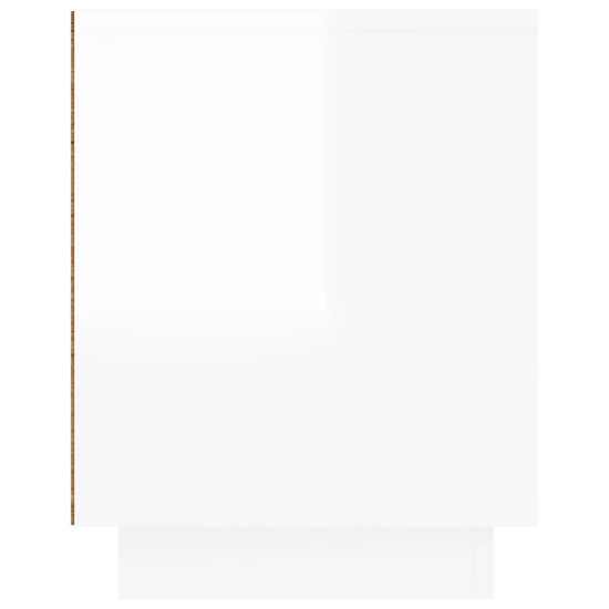 Tv-meubel 80x35x45 cm bewerkt hout hoogglans wit MeubelReus
