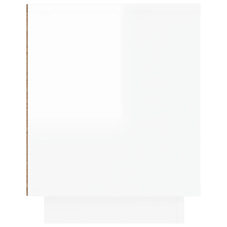 Tv-meubel 80x35x45 cm bewerkt hout hoogglans wit MeubelReus