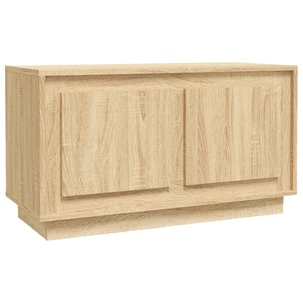 Tv-meubel 80x35x45 cm bewerkt hout sonoma eikenkleurig MeubelReus