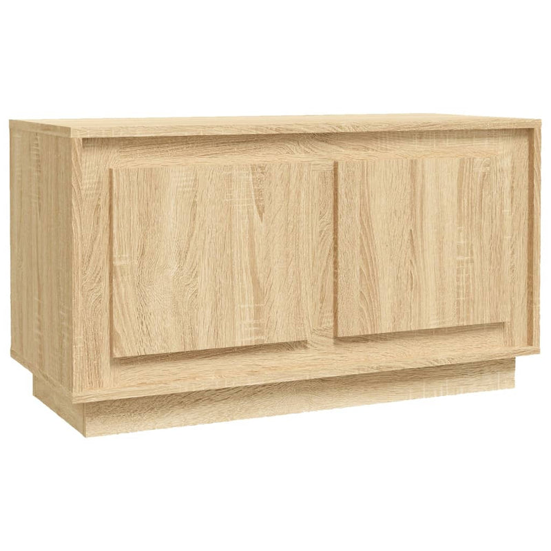 Tv-meubel 80x35x45 cm bewerkt hout sonoma eikenkleurig MeubelReus