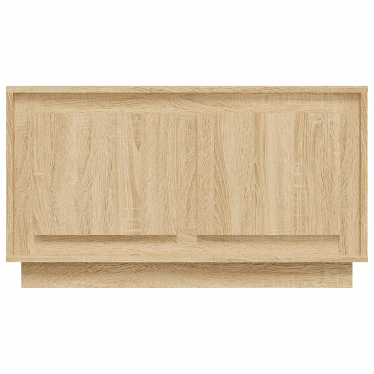 Tv-meubel 80x35x45 cm bewerkt hout sonoma eikenkleurig MeubelReus