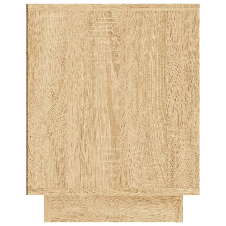 Tv-meubel 80x35x45 cm bewerkt hout sonoma eikenkleurig MeubelReus
