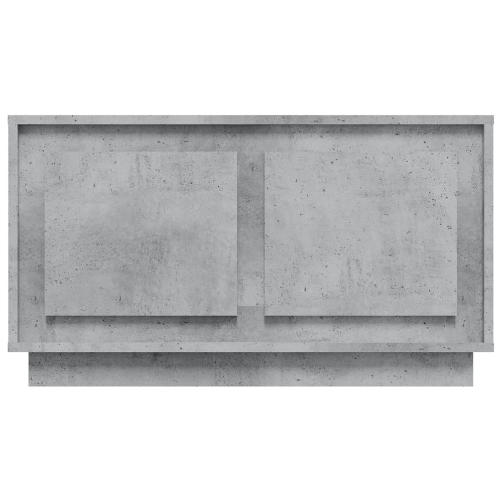 Tv-meubel 80x35x45 cm bewerkt hout betongrijs MeubelReus