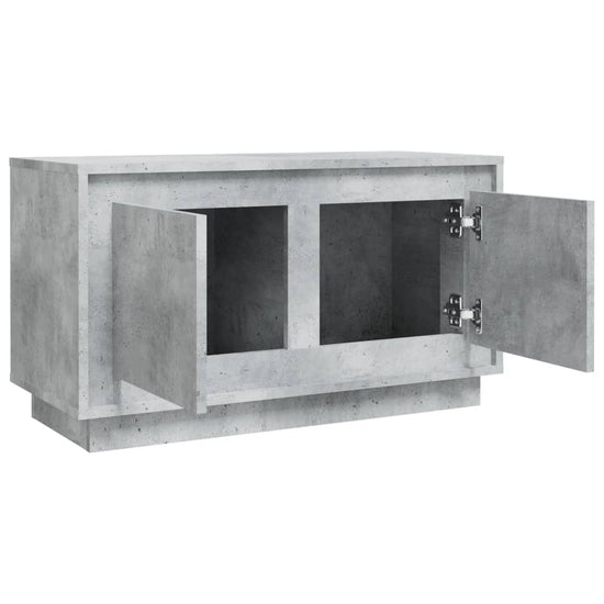 Tv-meubel 80x35x45 cm bewerkt hout betongrijs MeubelReus