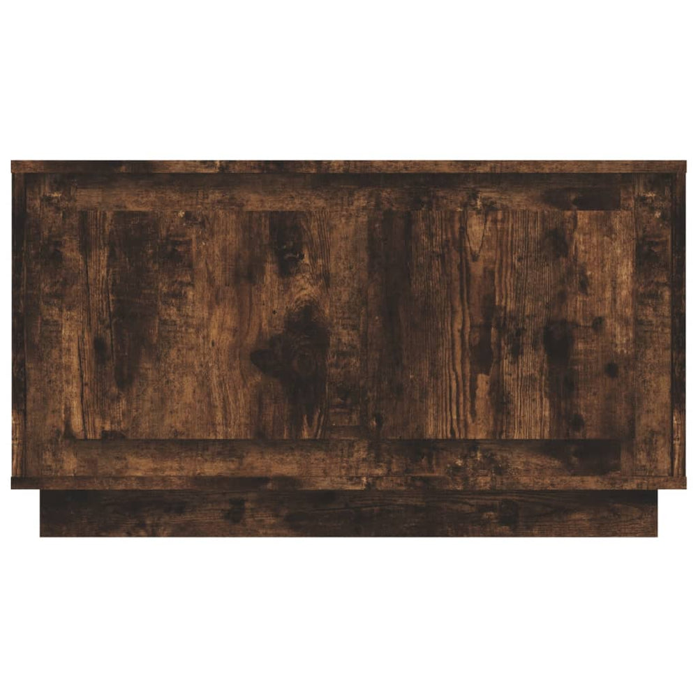 Tv-meubel 80x35x45 cm bewerkt hout gerookt eikenkleurig MeubelReus