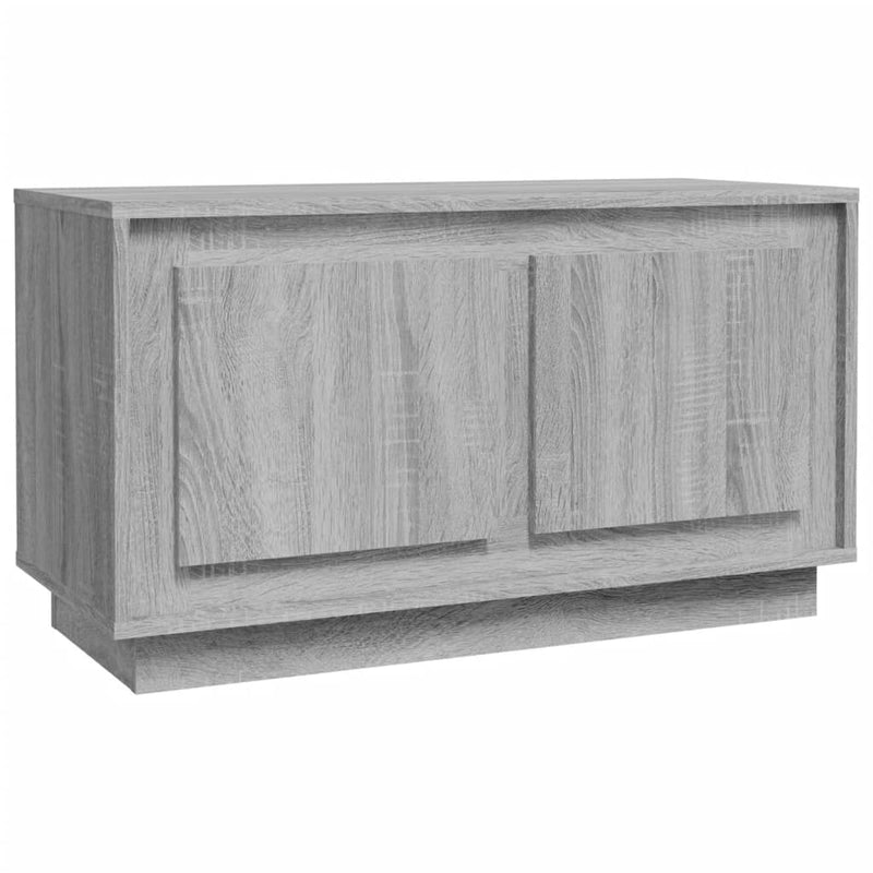 Tv-meubel 80x35x45 cm bewerkt hout grijs sonoma eikenkleurig MeubelReus