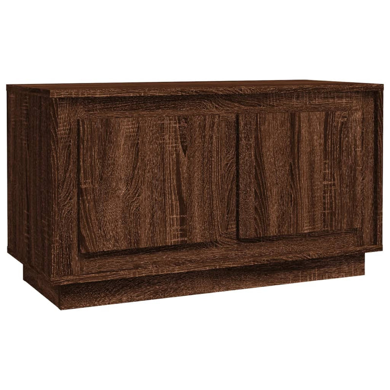 Tv-meubel 80x35x45 cm bewerkt hout bruin eikenkleur MeubelReus