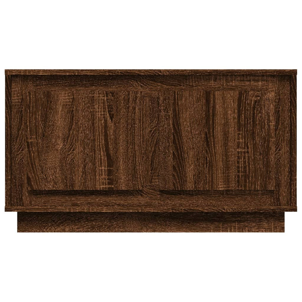 Tv-meubel 80x35x45 cm bewerkt hout bruin eikenkleur MeubelReus