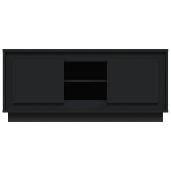 Tv-meubel 102x35x45 cm bewerkt hout zwart MeubelReus