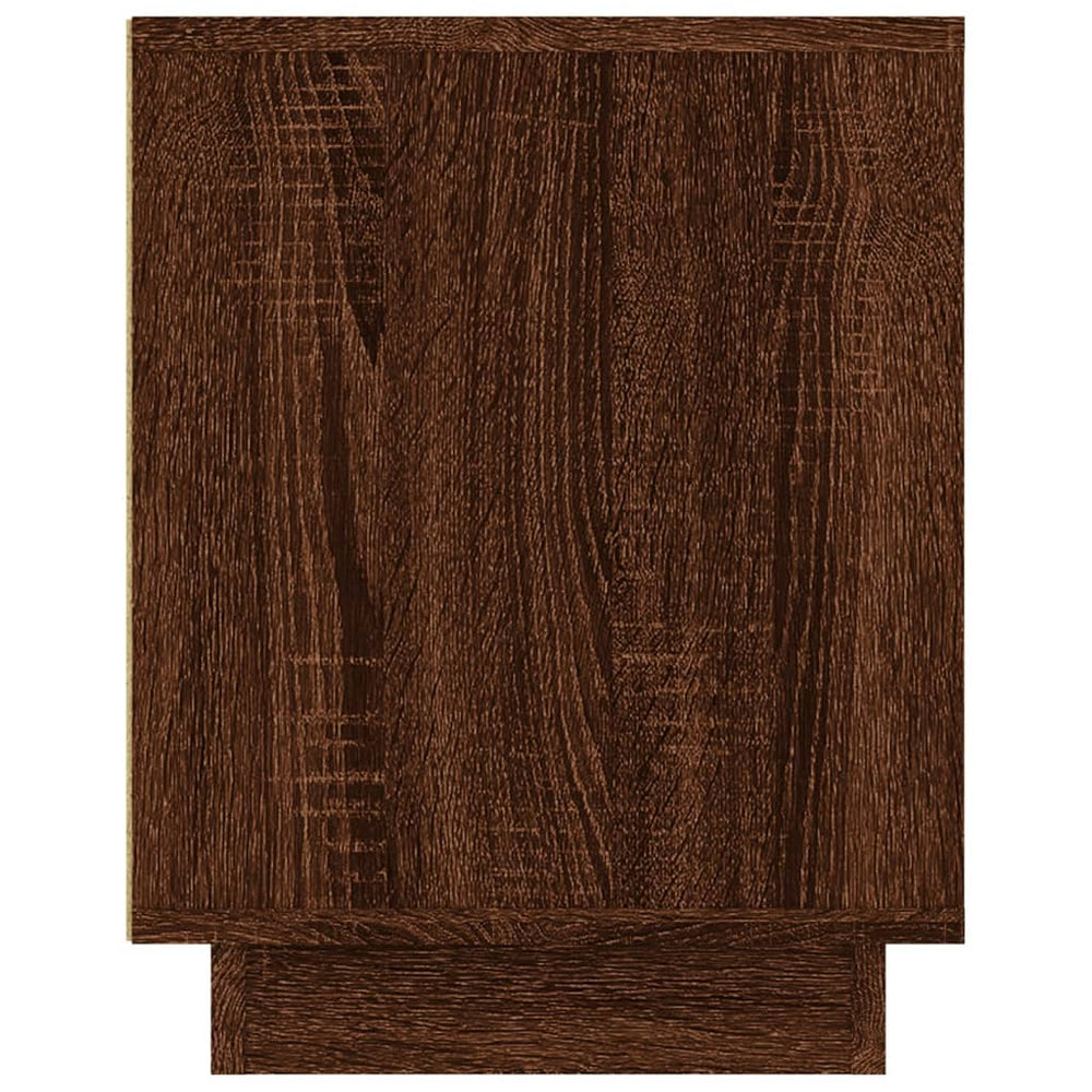 Tv-meubel 102x35x45 cm bewerkt hout bruin eikenkleur MeubelReus