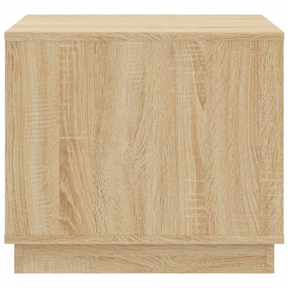 Salontafel 51x50x44 cm bewerkt hout sonoma eikenkleurig MeubelReus