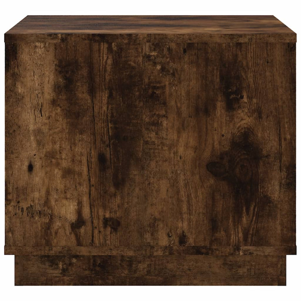 Salontafel 51x50x44 cm bewerkt hout gerookt eikenkleurig MeubelReus