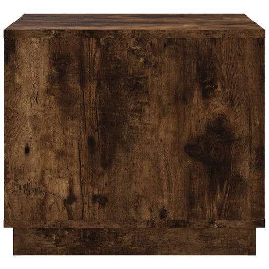 Salontafel 51x50x44 cm bewerkt hout gerookt eikenkleurig MeubelReus