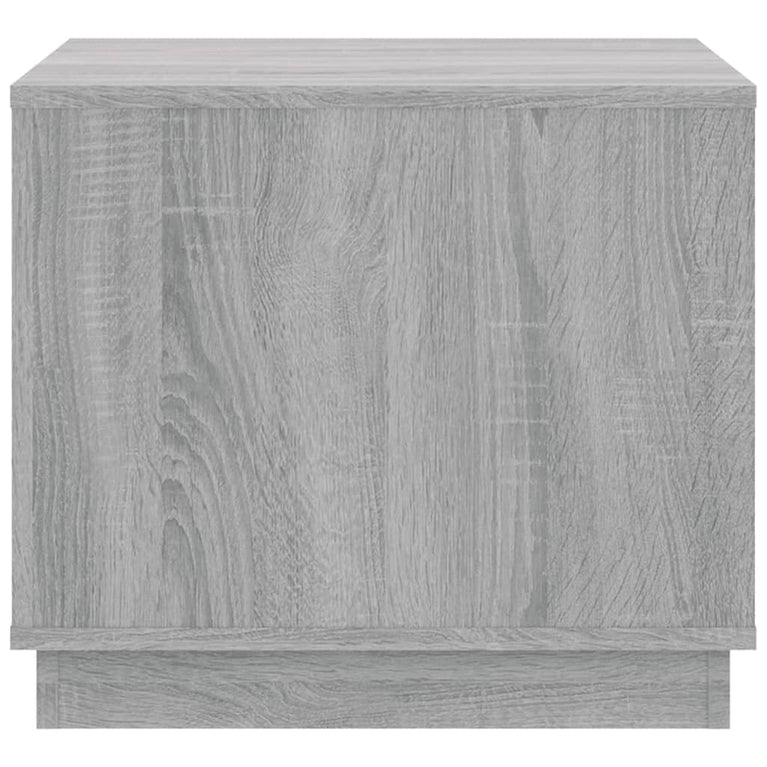 Salontafel 51x50x44 cm bewerkt hout grijs sonoma eikenkleurig MeubelReus