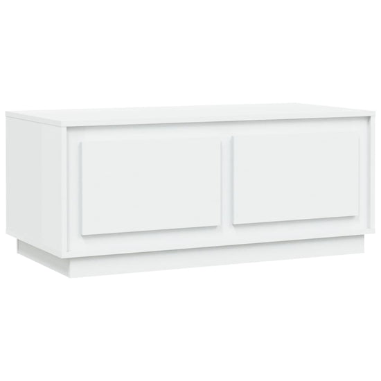 Salontafel 102x50x44 cm bewerkt hout wit MeubelReus