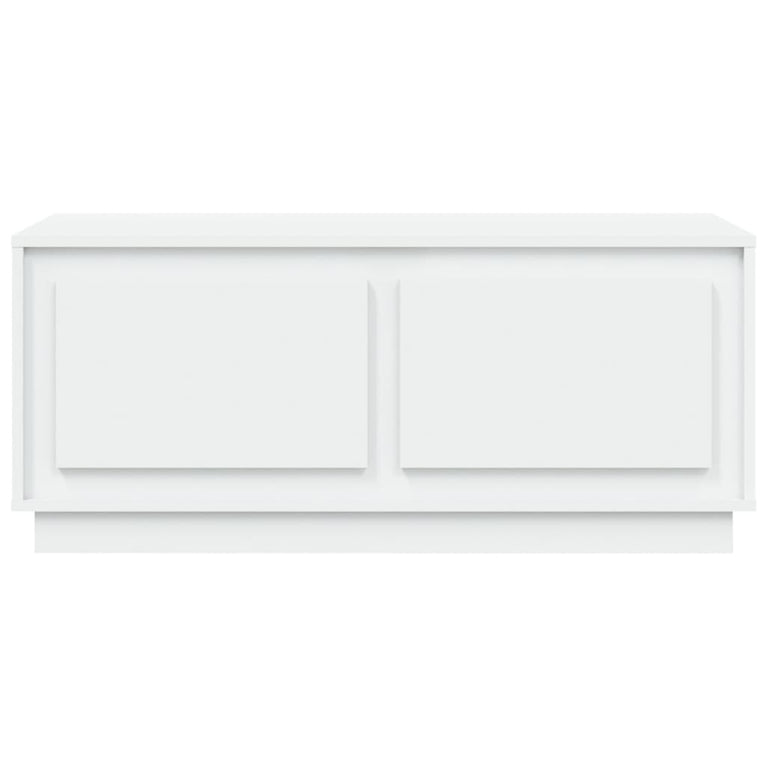 Salontafel 102x50x44 cm bewerkt hout wit MeubelReus