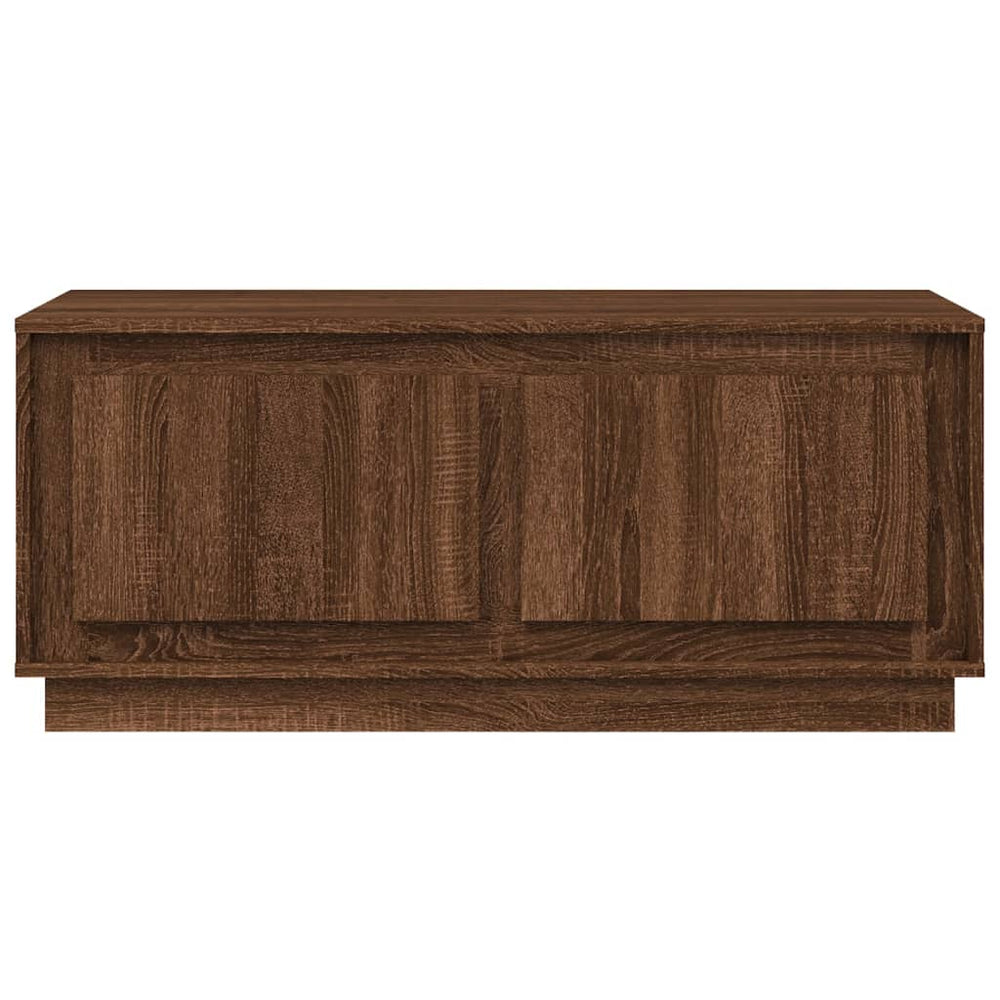 Salontafel 102x50x44 cm bewerkt hout bruin eikenkleur MeubelReus