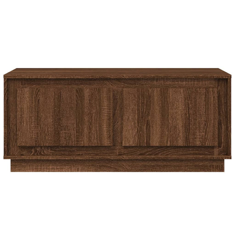 Salontafel 102x50x44 cm bewerkt hout bruin eikenkleur MeubelReus