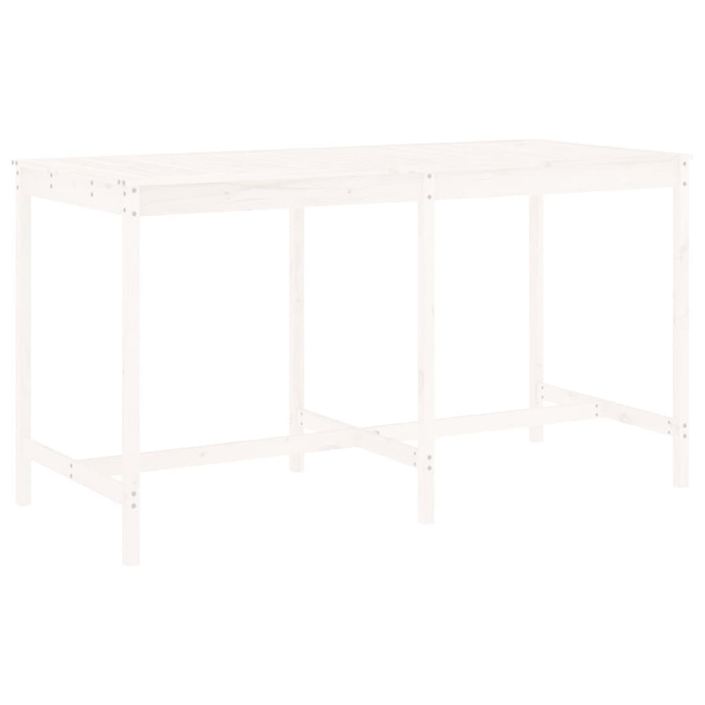 9-delige Barset massief grenenhout wit MeubelReus