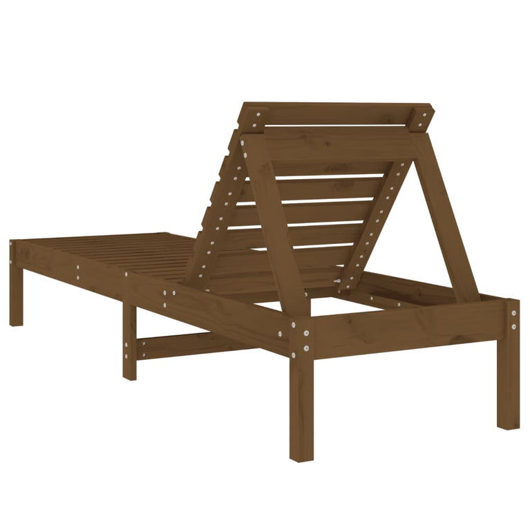 Ligbedden 2 st 199,5x60x74 cm massief grenenhout bruin