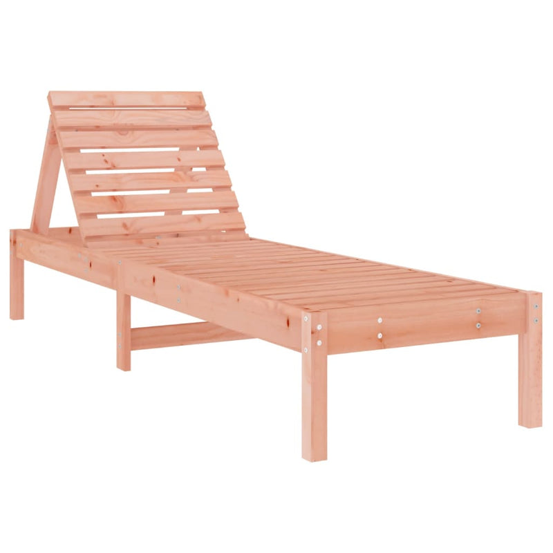 Ligbed 199,5x60x74 cm massief douglashout