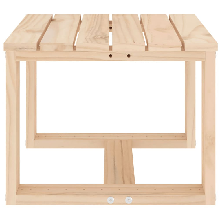 Tuinbijzettafel 40x38x28,5 cm massief grenenhout