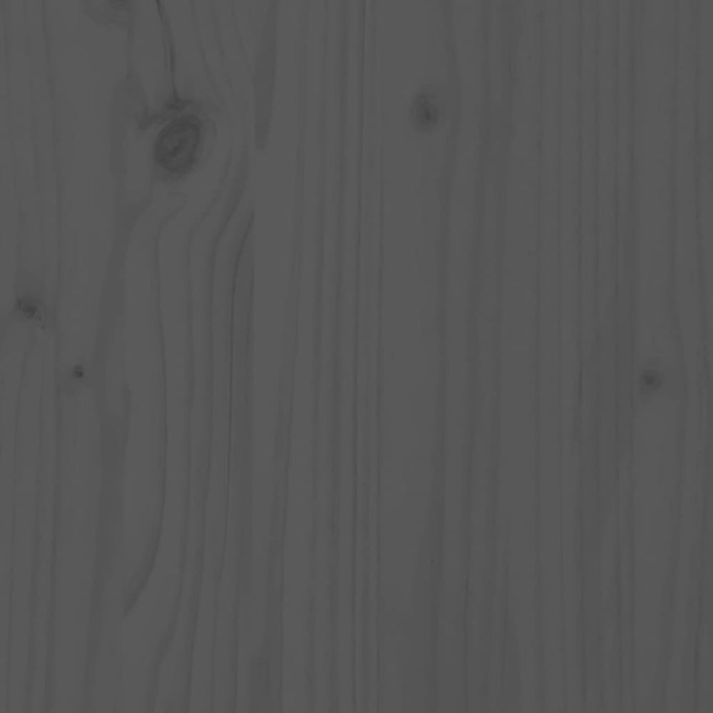 Tuinbank 80x38x45 cm massief grenenhout grijs MeubelReus