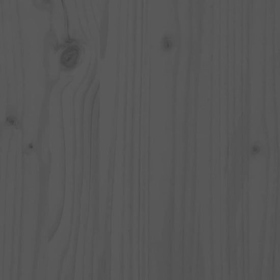 Tuinbank 80x38x45 cm massief grenenhout grijs MeubelReus